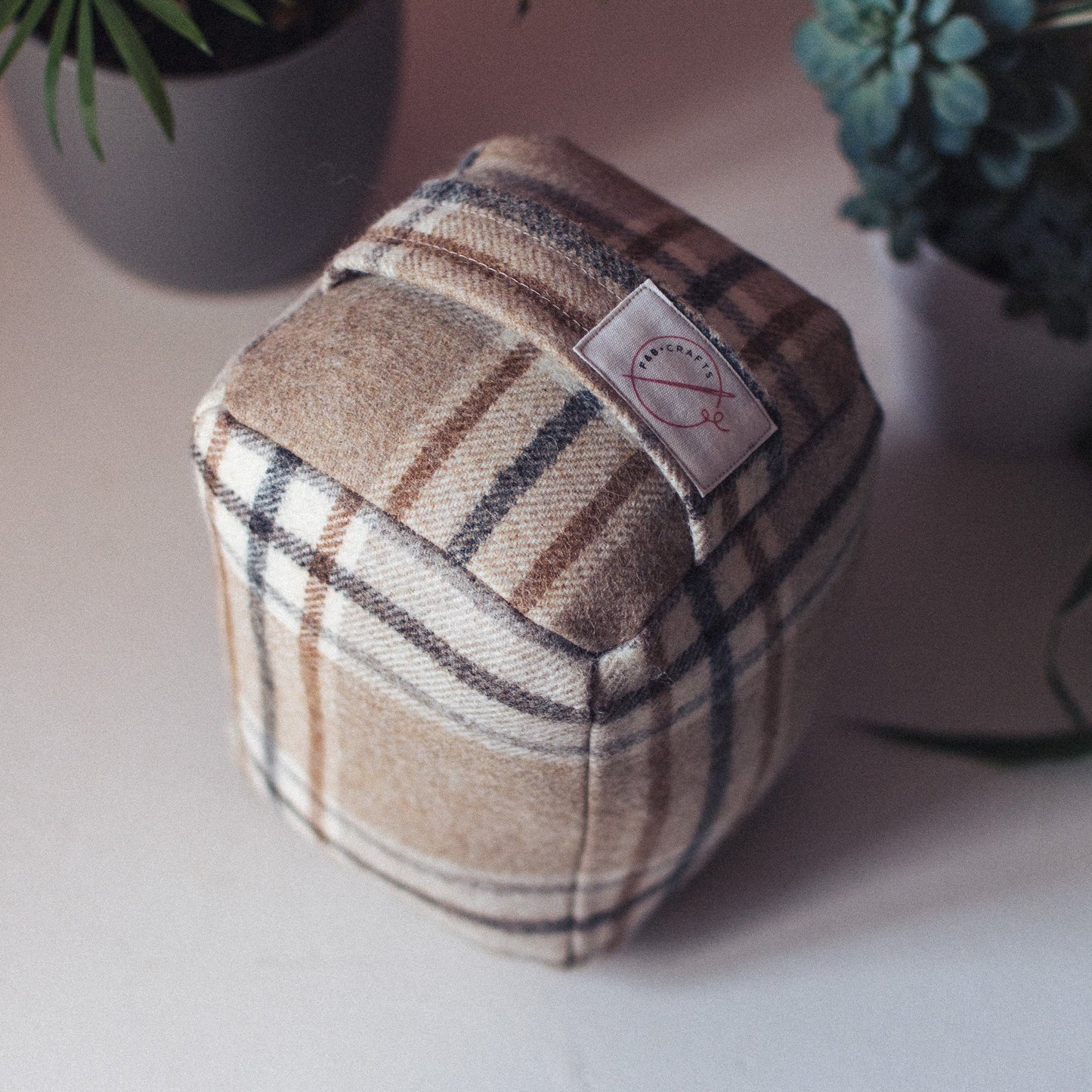 Arncliffe Abraham Moon Wool Doorstop - F&B Crafts - F&B Handmade