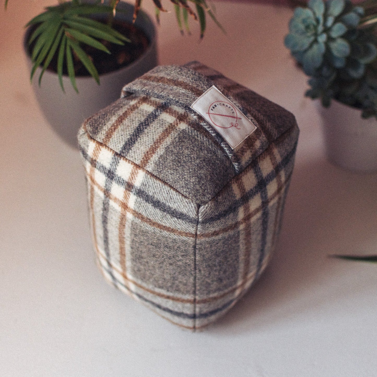 Arncliffe Abraham Moon Wool Doorstop - F&B Crafts - F&B Handmade