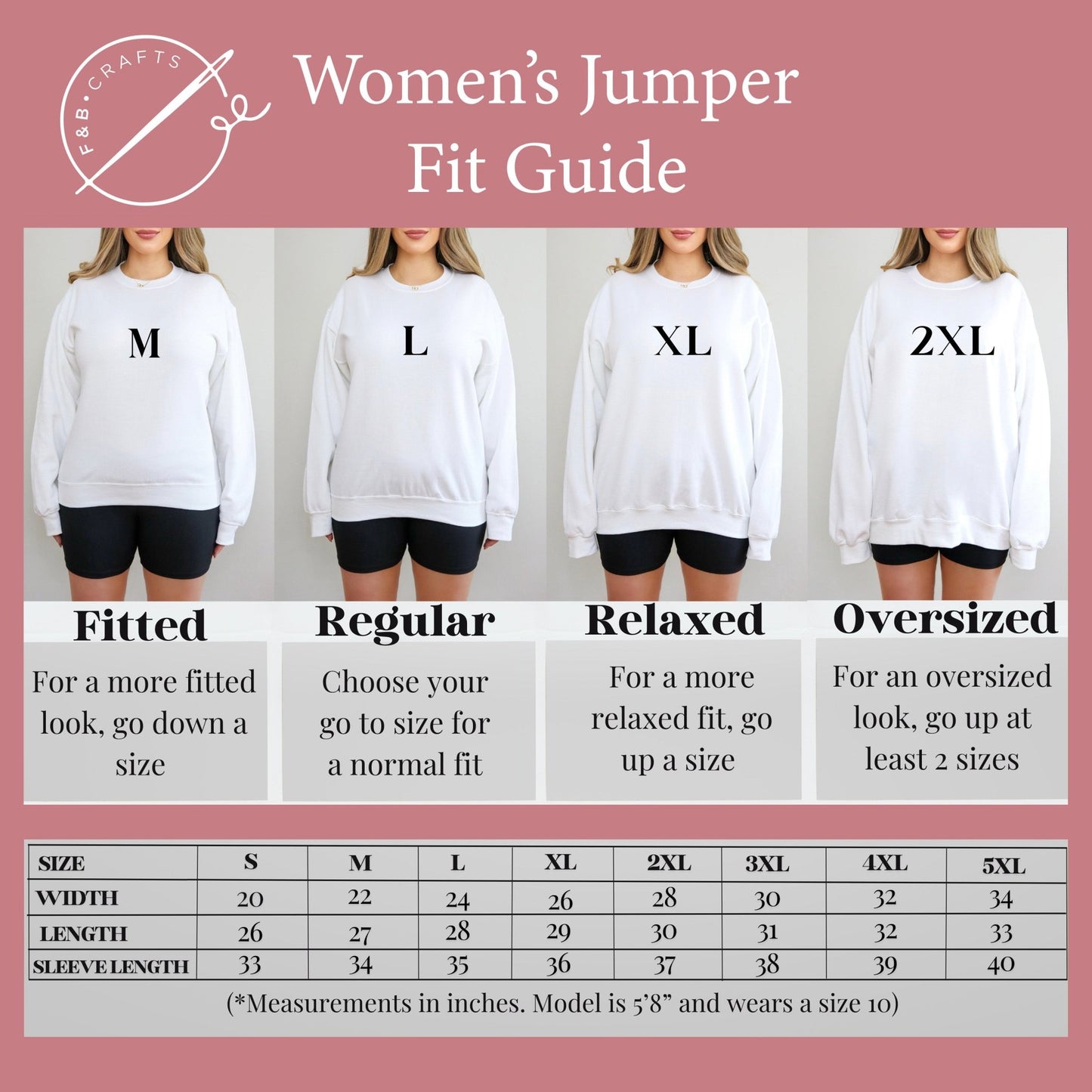 Bridesmaid Jumper - F&B Crafts - Fox & Co Apparel