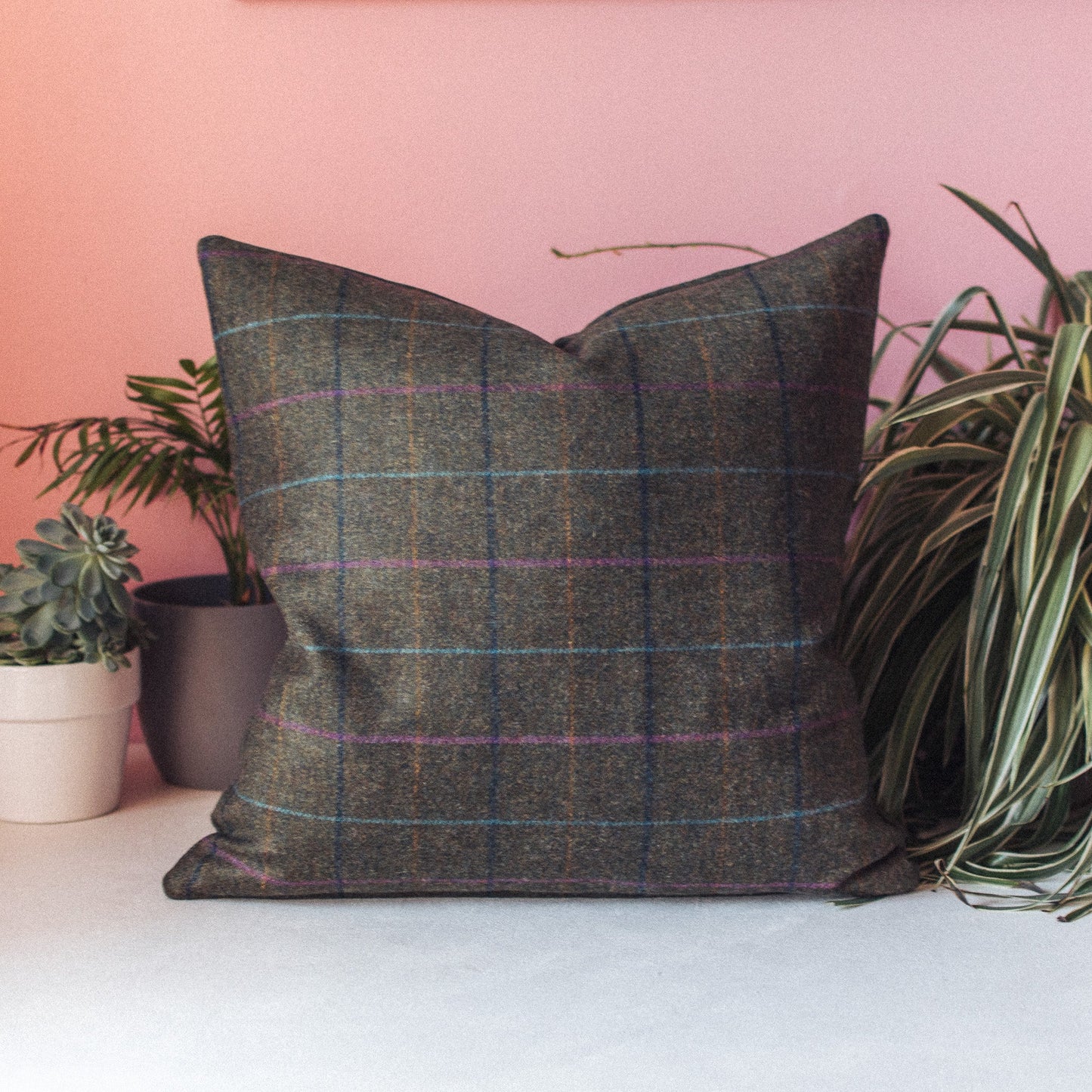 Laskill Tweed Cushion - F&B Crafts - F&B Handmade