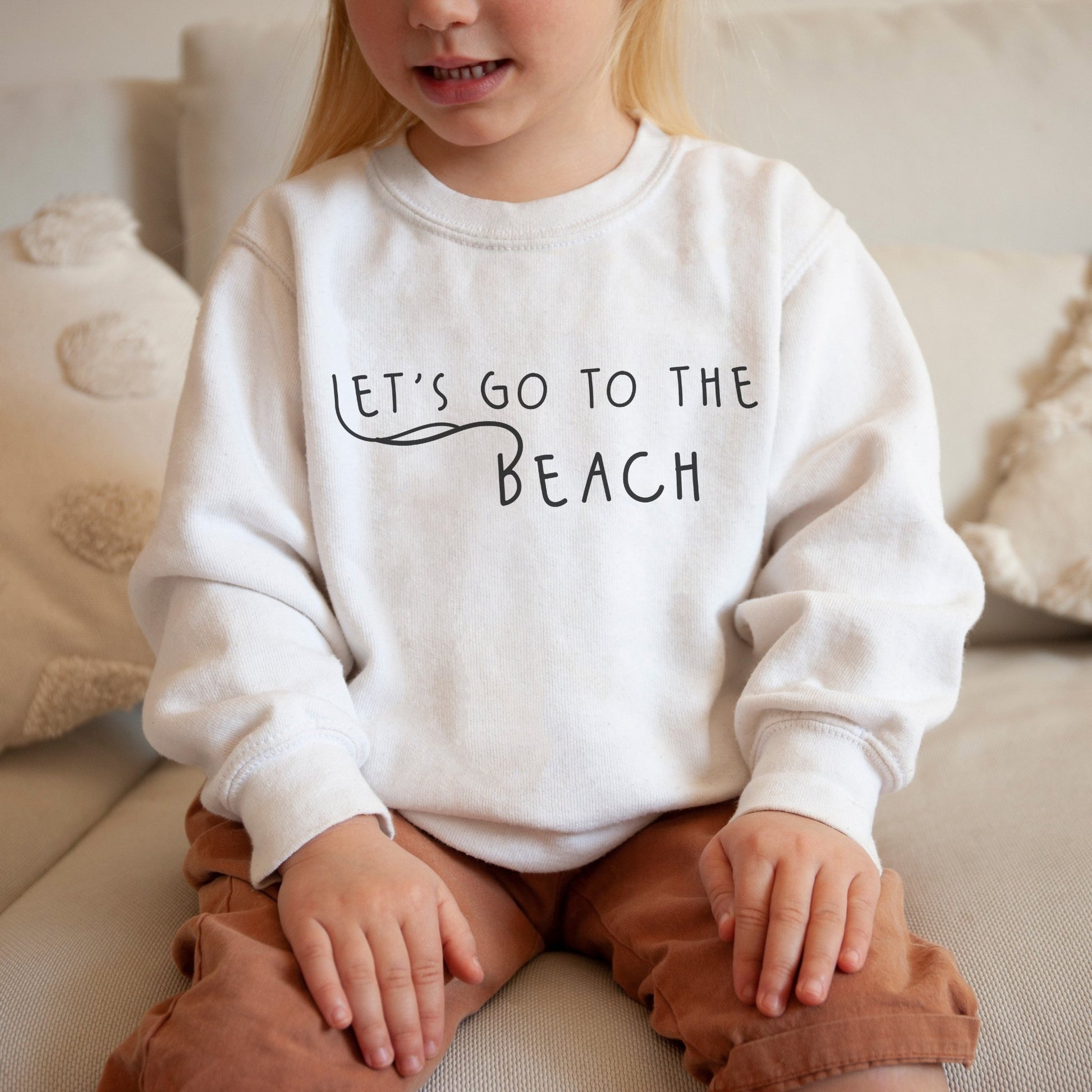 Let's Go To The Beach Kids Sweatshirt - F&B Crafts - Fox & Co Apparel