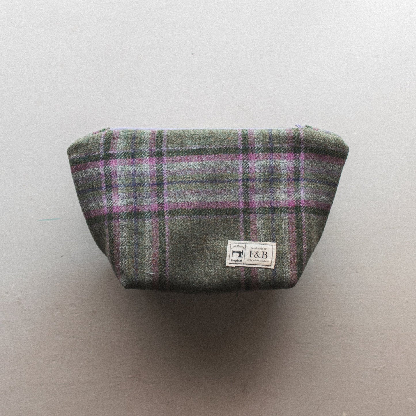 Meadow Tweed Wash Bag/Make-Up Bag - F&B Crafts - F&B Handmade