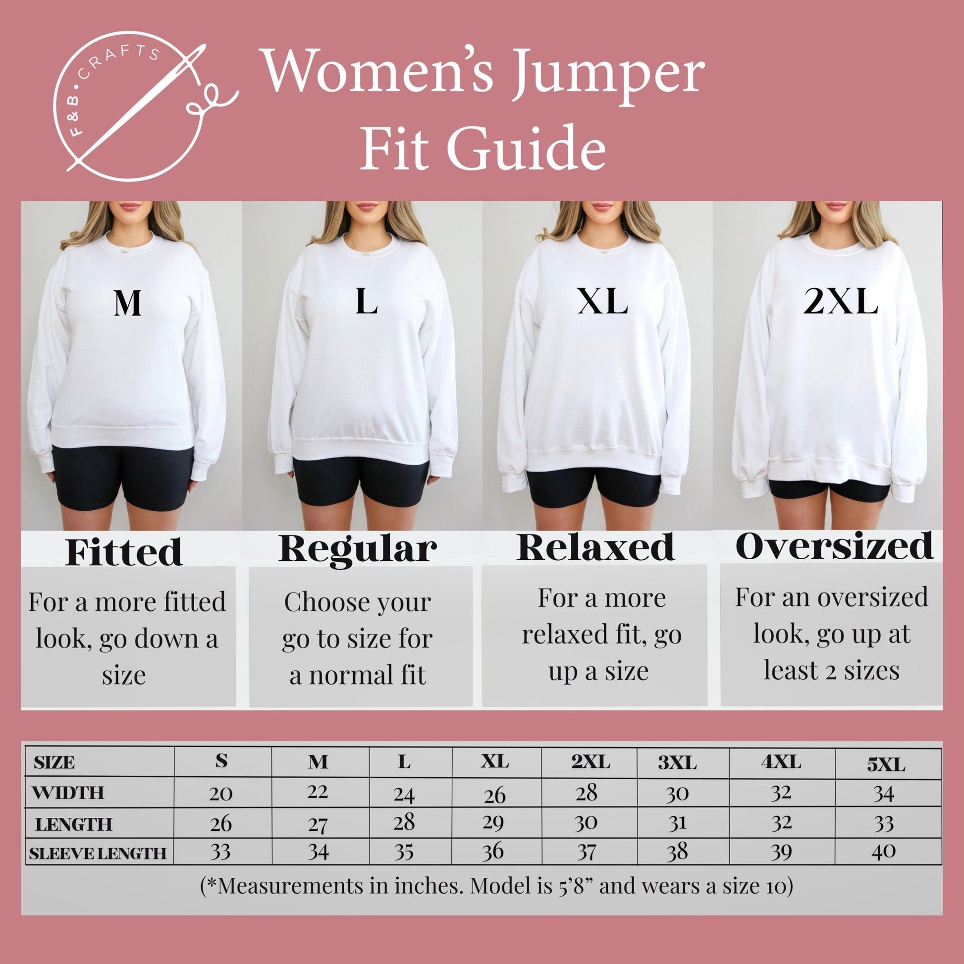 Personalised Bridesmaid, Nameand Date Jumper - F&B Crafts - Fox & Co Apparel