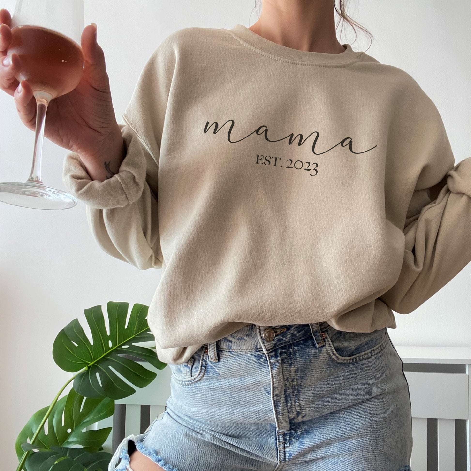 Personalised Mama Est. Jumper - F&B Crafts - Fox & Co Apparel