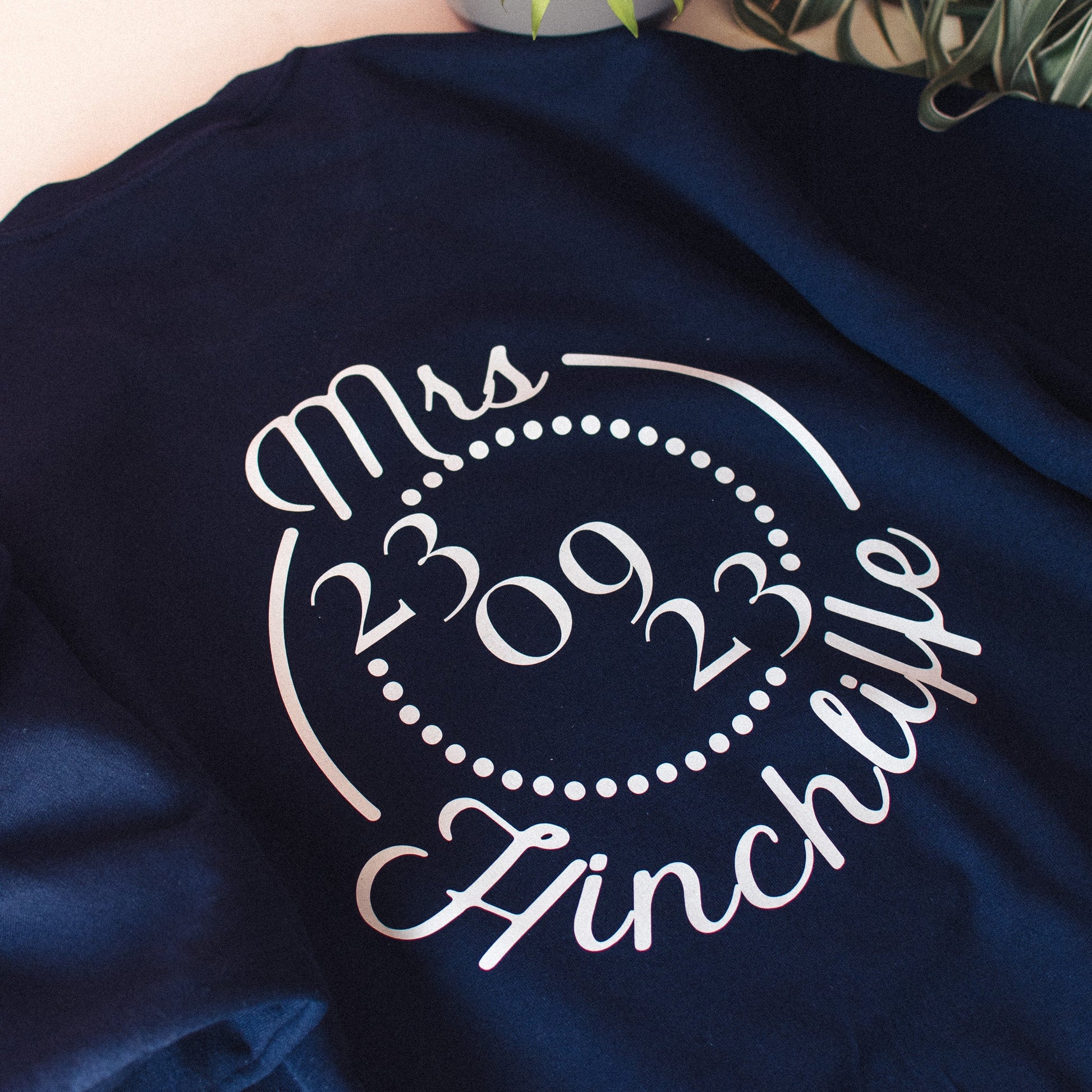 Personalised "Mrs" Jumper with Wedding Date - F&B Crafts - Fox & Co Apparel