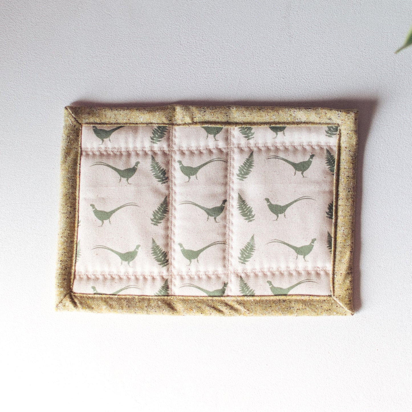 Pheasant & Fern Mat - F&B Crafts - F&B Handmade