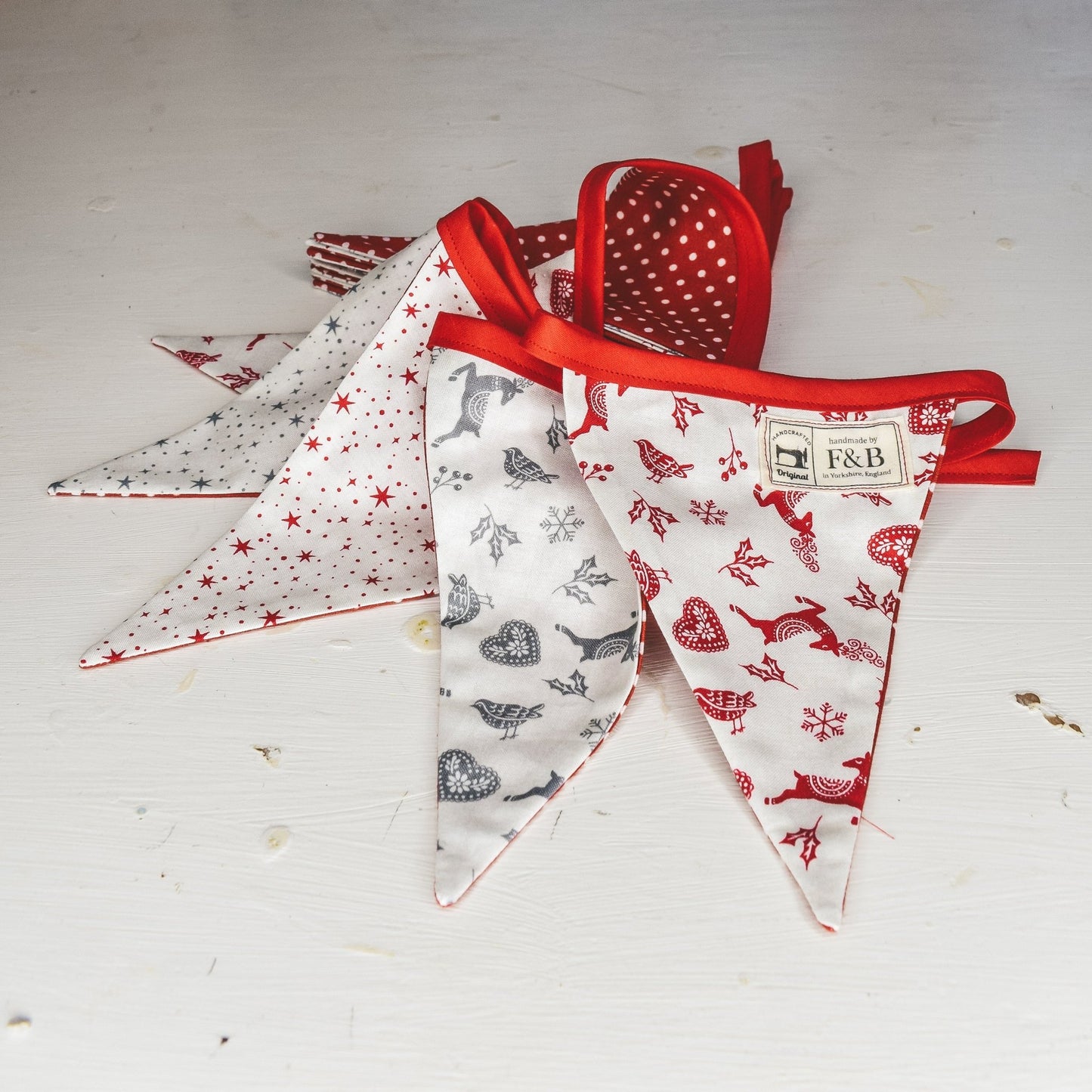 Scandi Style Christmas Bunting (3m) - F&B Crafts - F&B Handmade