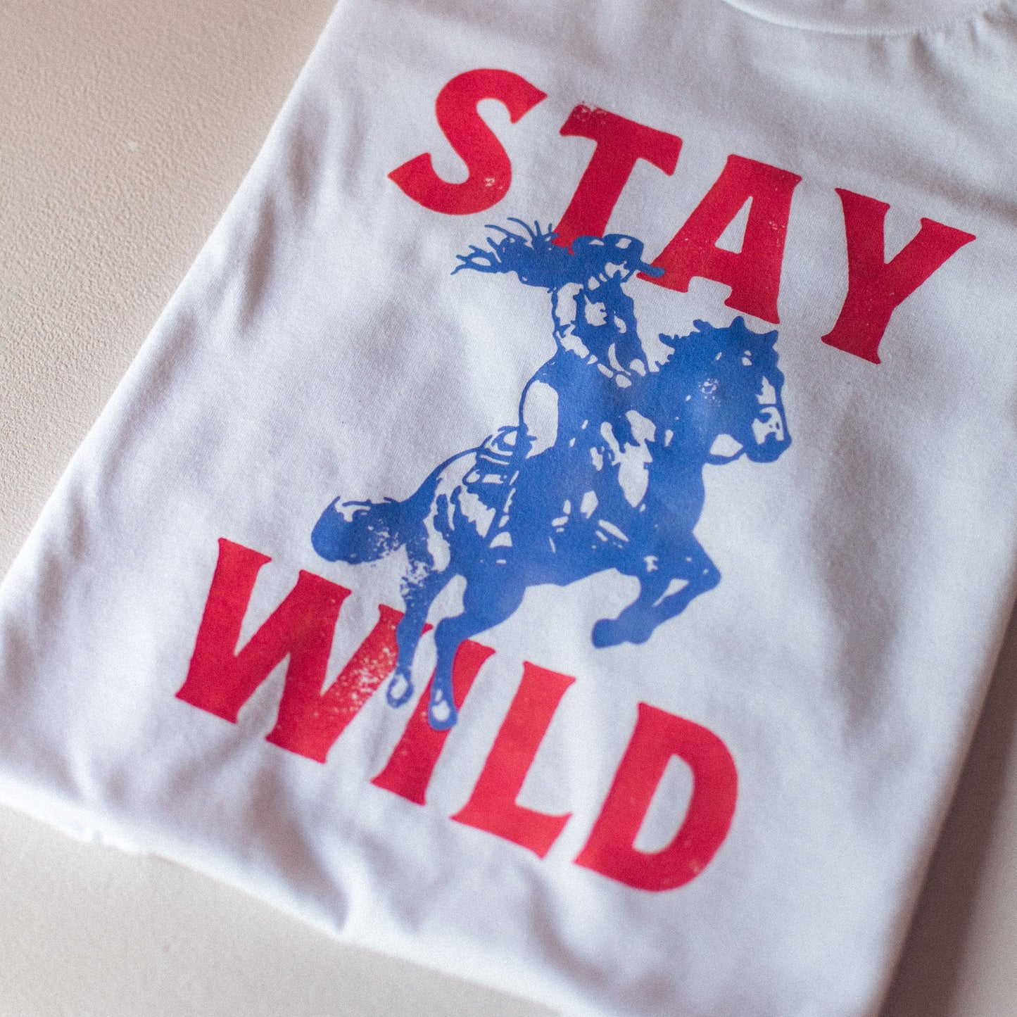 Vintage Style Stay Wild T - Shirt - F&B Crafts - Fox & Co Apparel