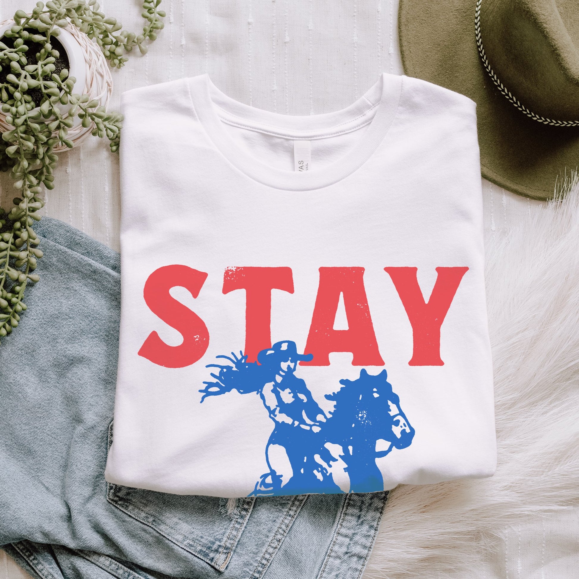 Vintage Style Stay Wild T - Shirt - F&B Crafts - Fox & Co Apparel