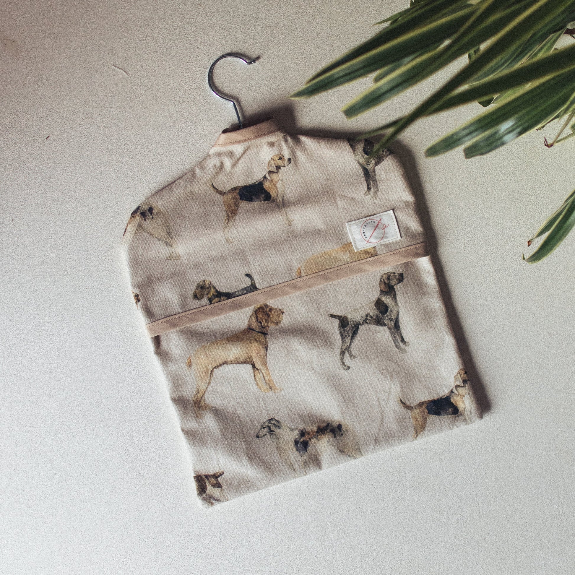 Voyage Dog Print Peg Bag - F&B Crafts - F&B Handmade